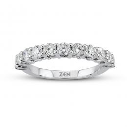 0,50ct Diamond Half Eternity Ring 